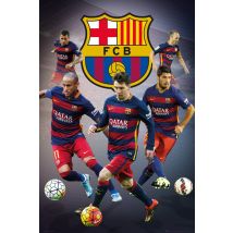 Poster Barcellona Star Players