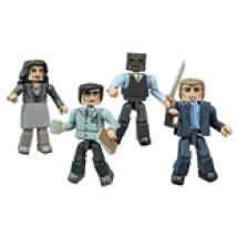 Gotham série 1 pack 4 figurines Minimates Box Set 5 cm