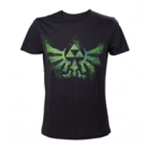 T-shirt The Legend of Zelda Emblème Royal Vert Délavé, Taille M