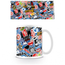 Batman v Superman mug Stickers