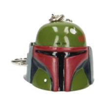 Porte-clés en PVC Casque Boba Fett Star Wars