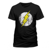 T-shirt Dc Comics - Flash - Distressed Logo