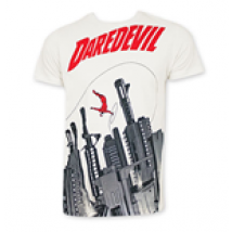 T-shirt Daredevil Gun City Off Blanc
