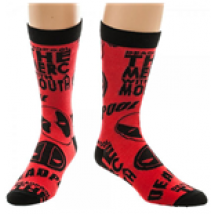 Chaussettes Deadpool Rouge/Noir