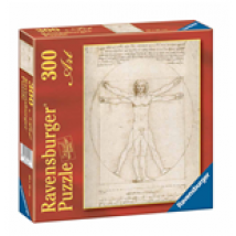 Ravensburger 14012 - Puzzle 300 Pz - Arte - Leonardo - Uomo Vitruviano
