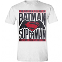 Batman V Superman - Logo Text White (unisex )