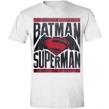 Batman V Superman - Logo Text White (T-SHIRT Unisex )
