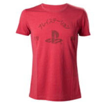 Playstation - Red Melange Print 1994 (T-SHIRT Unisex )