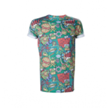 Teenage Mutant Ninja Turtles - Print All Over Green (T-SHIRT Unisex )