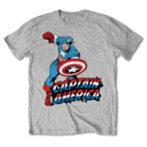 T-shirt Marvel Comics - Simple Captain America