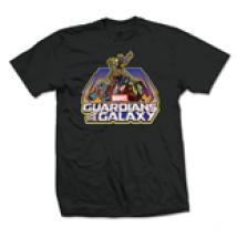 Guardians Of The Galaxy - Group Logo Nero (unisex )
