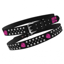 Green Day - Pink Logo With Studs Belt (cintura )