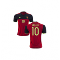 Maglia Belgio 2016-2017 Adidas Home da bambino (Hazard 10)