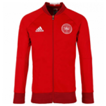 Veste de Football Danemark Adidas Anthem 2016-2017 (Rouge)