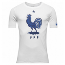 T-shirt France Nike Core Crest 2016-2017 (Blanc) - Enfants
