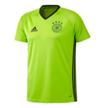 T-shirt Germania 2016-2017 Adidas Players (verde acido)