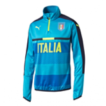 Maglia manica lunga Italia 2016-2017 Puma (azzura) - da bambino