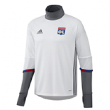 Haut d'Entraînement Olympique Lyonnais Adidas 2016-2017 (Blanc)