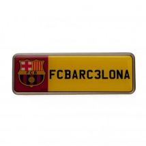 Plaque d'Immatriculation FC Barcelone