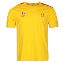 T-shirt Roumanie UEFA Euro 2016 Core  (Jaune)