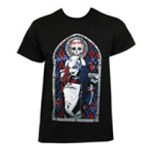 T-shirt Suicide Squad Harley Quinn Stained Glass