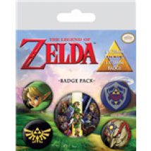 The Legend of Zelda pack 5 badges Link