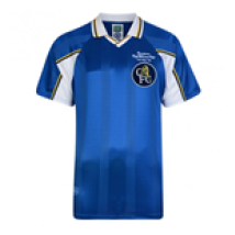 Maillot de Football Score Draw Chelsea FC 1998 Home