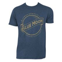 T-shirt Blue Moon - Gold Logo