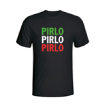 T-shirt Italia Calcio (Nero)