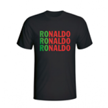 T-shirt Portugal Football (Noir)