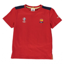 T-shirt Spagna calcio (Rosso)