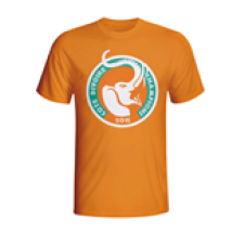 T-shirt Côte-d'Ivoire African Nation Winners 2015 (Orange)