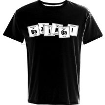 T-shirt Big Bang Theory Bazinga Formula Noir