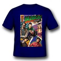 T-shirt Big Bang Theory Bazinga Comic Book Cover