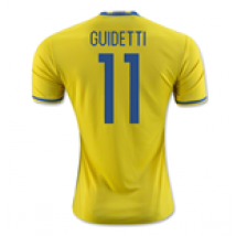Maillot Suède Adidas Home 2016-2017 (Guidetti 11)