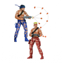Contra pack 2 figurines Bill & Lance Video Game Appearance 18 cm