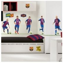 Autocollants Muraux FC Barcelone Top 5 Joueurs
