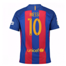 Maillot FC Barcelone Sponsorisé Home 2016-2017 (Messi 10)