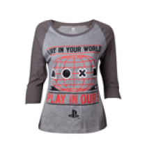 T-shirt PlayStation - Live in Your World Play in Ou