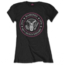 T-shirt Ramones 40th Anniversary Pink Seal