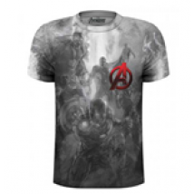 T-shirt Marvel Comics Premium - Avengers Montage Pocket Logo