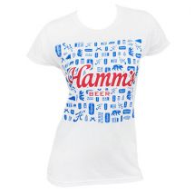 T-shirt Hamm's Beer  pour femme