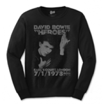 T-shirt Manches Longues David Bowie: Heroes Court