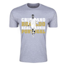 T-shirt Cristiano Ronaldo Real Madrid (Gris) - Enfants