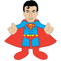 DC Comics peluche série 2 Superman Classic 25 cm
