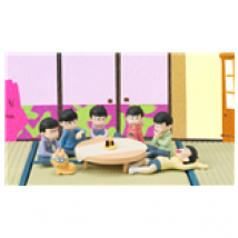 Osomatsu-san pack 6 figures Palmate We are family! 6 cm