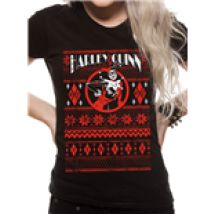 Harley Quinn - Fair Isle (fitted T-SHIRT Donna )