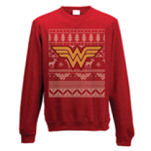 Sweat-shirt Wonder Woman - Fair Isle Logo