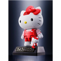 Hello Kitty Chogokin figurine Diecast Red Stripe Ver. 10 cm