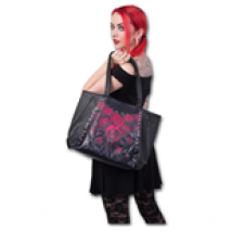 Spiral - Blood Rose - Tote Bag Top Quality Pu Leather Studded (Borsa)